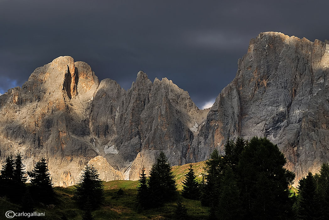 Giochi di luce sulle Dolomiti